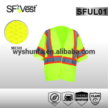 SFVEST ASTM F1506 sécurité d&#39;avertissement durable modacrylique et coton FR veste